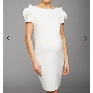 Pietro Brunelli made in Italy white maternity dress